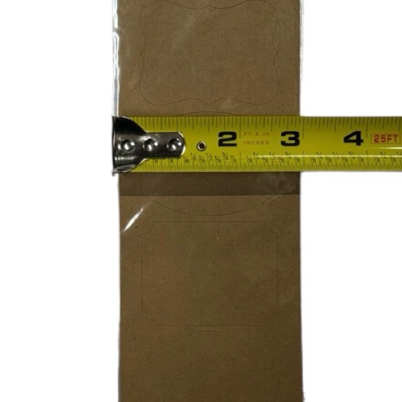 2 packs of 10 Kraft / craft labels. Creative converting sticky sticker labels. - Picture 3 of 6